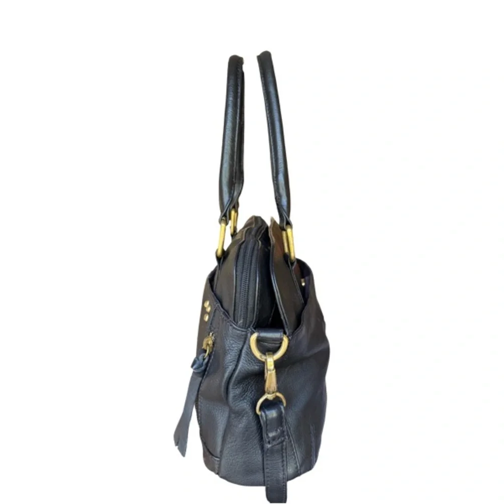Great American Leatherworks Black Leather Handbag - Picture 3 of 14